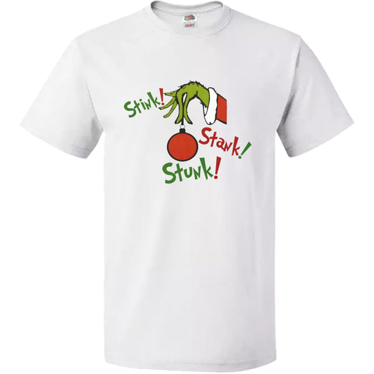 T-Shirt Grinch Stink Stank Stunk