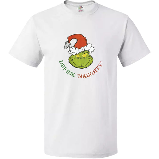 T-Shirt Grinch Define Naughty