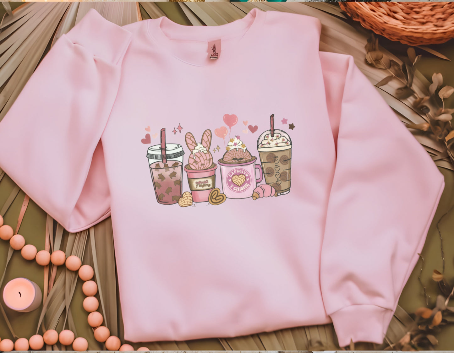 Sweatshirt Pink Coffee