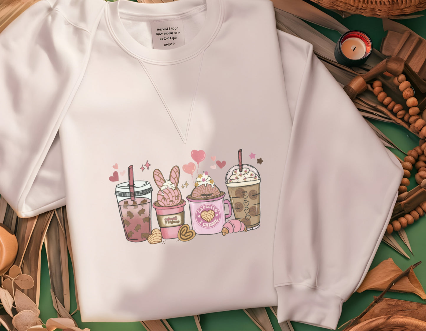 Sweatshirt Pink Coffee