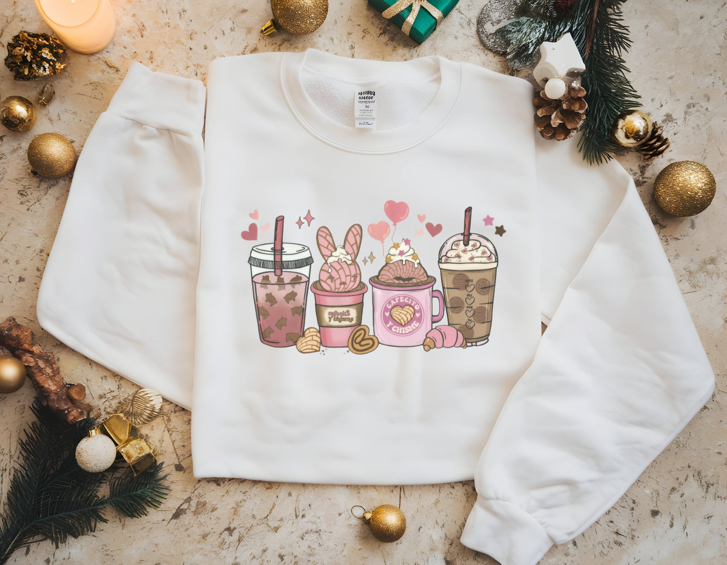 Sweatshirt Pink Coffee