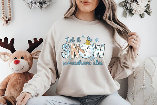 Sweatshirt Let It Snow