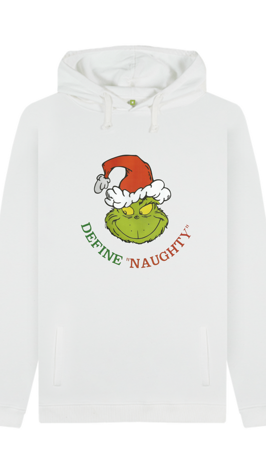 Hoodie Grinch Define Naughty